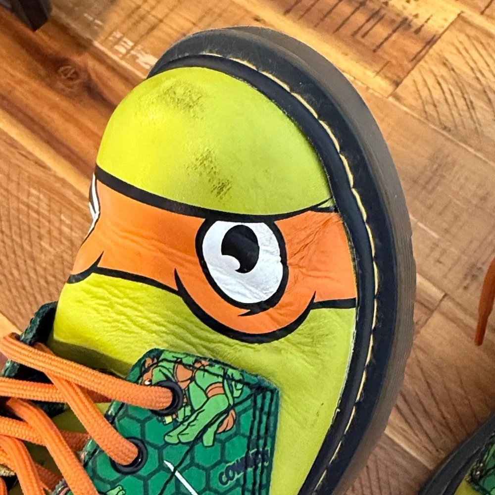 Rare Teenage Mutant Ninja Turtles Combat Boots Kids